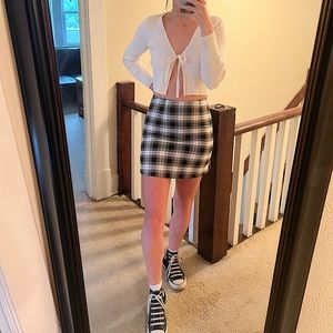 Dizzy Gal Plaid Mini Skirt